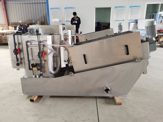 Beli Tekan Sekrup Otomatis Tekan Berukuran Kecil Mesin Dewatering Limbah Multi Disc online manufacture