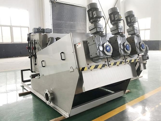 Beli Pengering sekrup multi-disk otomatis untuk pengolahan air limbah online manufacture