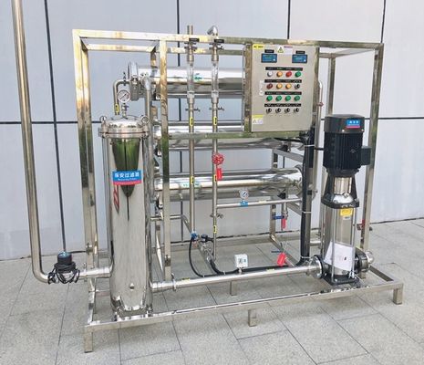 Beli Electric Auto Control Reverse Osmosis Filtration Unit dengan Stainless Steel / Fiberglass Composite untuk pemurnian air berjalan otomatis pembuatan online
