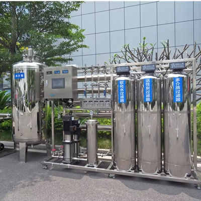 Beli Unit Reverse Osmosis RO Komposit Fiberglass Stainless Steel dengan Kontrol Otomatis Listrik untuk Pengolahan Air Otomatis pembuatan online