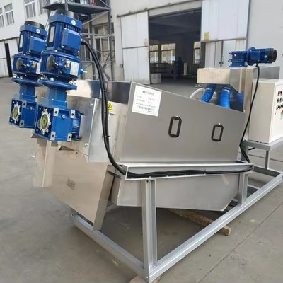Beli Operasi Otomatis Berjalan SUS304 Tumpuk Volute Screw Press Machine Untuk Pengolahan Air Limbah Makanan online manufacture