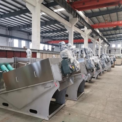 Beli 10-15m3/h Produktivitas Screw Press Sludge Dewatering Machine Untuk Pabrik Pengolahan Air Limbah Press Filter Equipment online manufacture