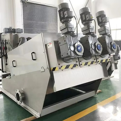 Beli Sistem pengurangan lumpur berjalan otomatis Air limbah Filter Press Dewatering Machine Untuk Biogas Digester Digestate online manufacture