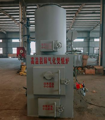 Beli Insinerator limbah rumah sakit dengan kapasitas 15kg-10t per batch Burner kecepatan tinggi dan 1 tahun garansi untuk pembuangan limbah biomedis online manufacture