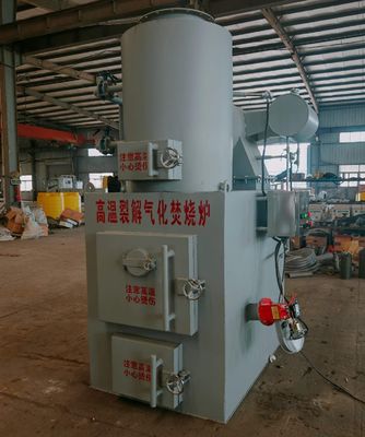 Beli Incinerator limbah medis dengan suhu pembakaran 850-1300°C untuk pengolahan limbah berbahaya menggunakan bahan bakar diesel atau gas alam pembuatan online