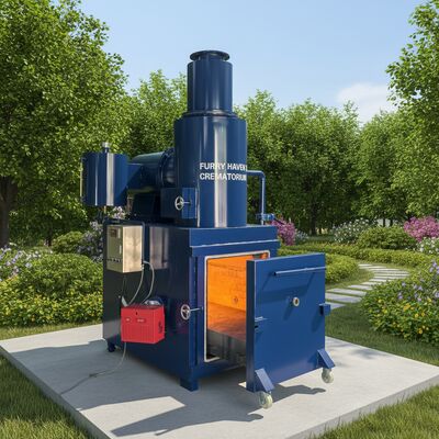 Beli Pet Crematorium Incinerator Hewan Mesin Kremasi Hewan Mesin Pembakar Sampah pembuatan online
