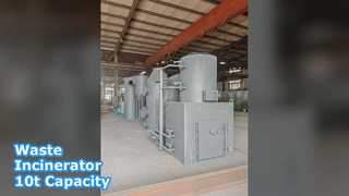 Insinerator Sampah 15kg 10t Kemampuan Membakar